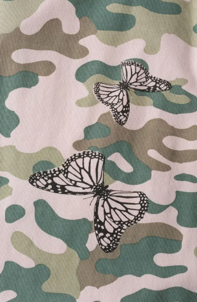 Newness Kids - Tank top with camo and butterfly print