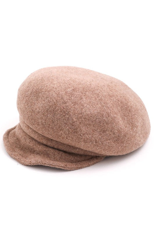 Wool Felt Breton Cap