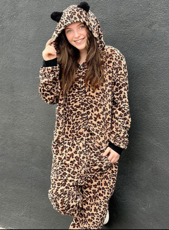 Adorable Sweetness - Tween Leopard One Piece