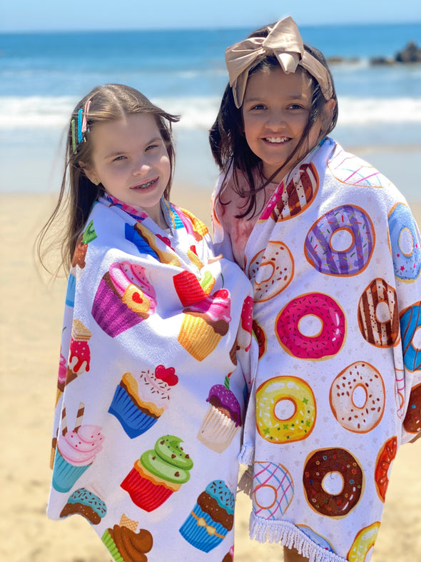 Cupcake Beach Towel
