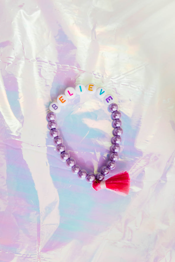 Sadie's Moon Believe bracelet