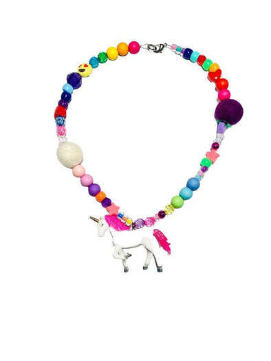 Sadie's Moon - Unicorn Be Happy Necklace