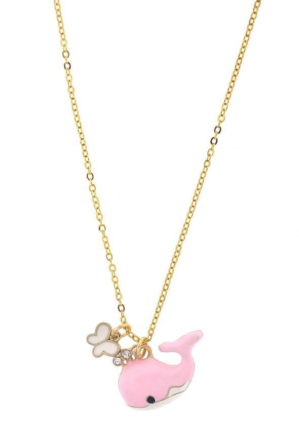 Sadie's Moon - Butterfly, whale fun in the sun necklace
