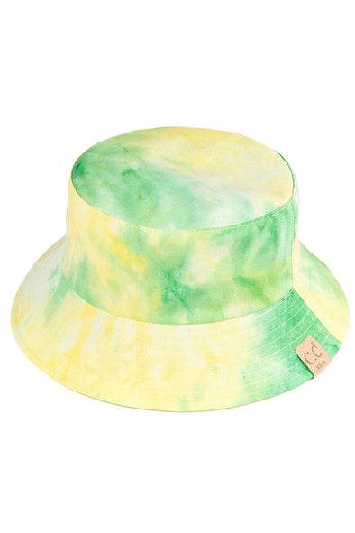 C.C Reversible Tie Dyed Bucket Hat Mint/Lime